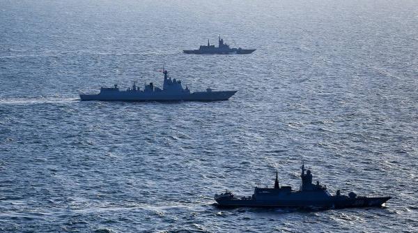 Pe fondul situației din Ucraina, Forțele Navale ale NATO și Rusiei se supraveghează reciproc în centrul și estul Mării Mediterane