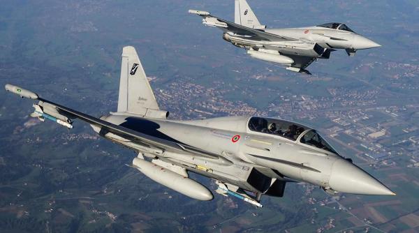 România mulțumește Italiei pentru misiunea Eurofighter. Italienii vor trimite și dragoare pentru neutralizarea minelor din Marea Neagră