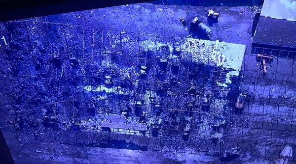 40 dintr-o lovitură. Forţele Armate Ucrainene au distrus un hangar plin cu tehnică militară rusă (Foto/Video)