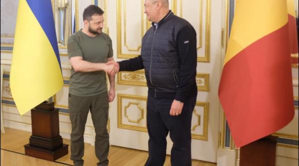 Fără să facă „gălăgie”, premierul Nicolae Ciucă și Marcel Ciolacu au mers la Kiev unde au purtat discuții cu Zelenski