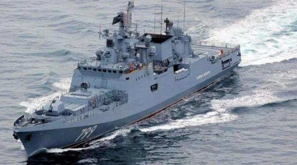 Lângă Insula Şerpilor, o fregată rusească ar fi fost lovită de o rachetă Neptun