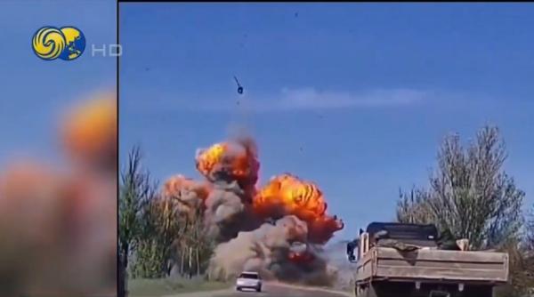 Militarii ucraineni au stabilit un nou ''record mondial'': Turela unui tanc rusesc a fost aruncată în aer la 100m de sol (Video)