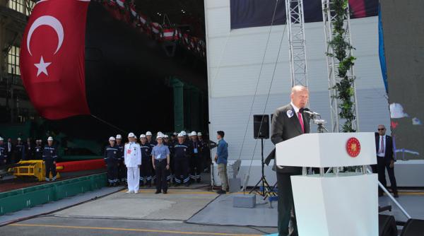 Turcia vrea o forţă navală mai puternică | Erdogan: Până în 2027, Forțele Navale Turce vor avea șase noi submarine din clasa REIS 
