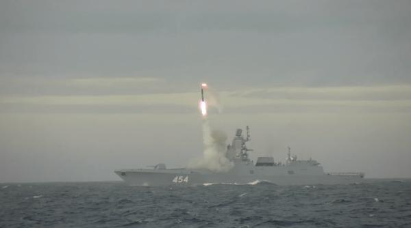 Rușii urgentează testarea rachetei hipersonice Zircon (Video). O nouă lansare-test a fost efectuată în Marea Barents