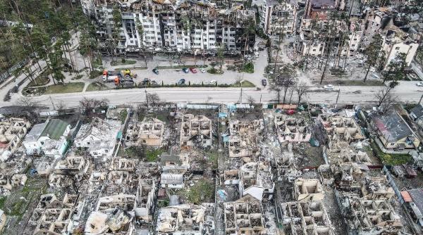 Imaginea sumbră a celor 100 de zile de război ruso-ucrainean. Pierderi umane, distrugeri, teritorii ocupate - cifrele invaziei