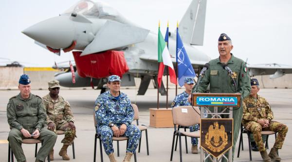 Avioanele Eurofighter Typhoon ale Forțelor Aeriene Italiene și-au încheiat misiunea în România