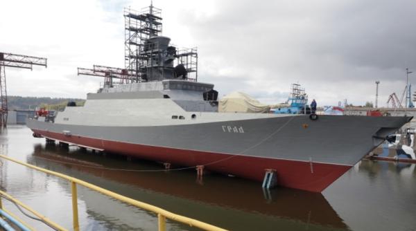 Rusia arată că își continua programul de inzestrare militară. Flota rusă din Marea Baltică va primi în dotare nava purtătoare de rachete Grad