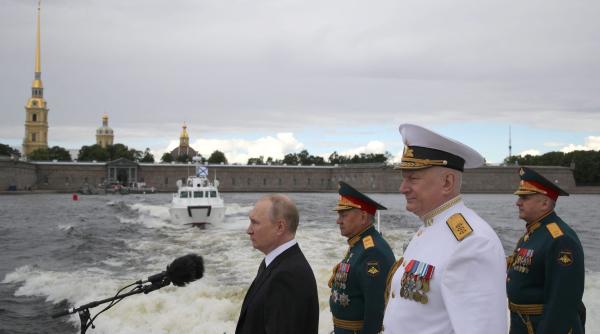 De Ziua Marinei ruse, Putin a anunțat o nouă doctrină navală: SUA şi NATO sunt considerate cele mai mari ameninţări de securitate