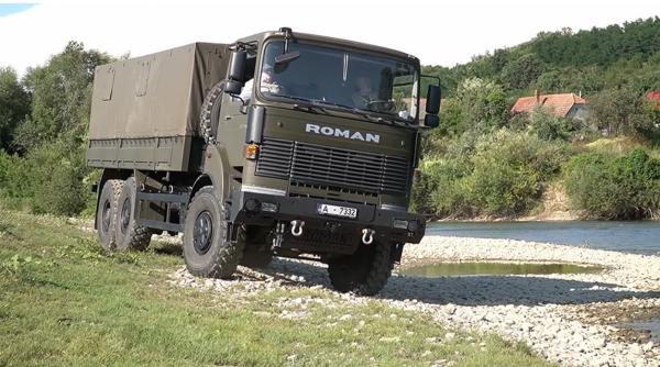 Roman Brașov caută contracte pentru cel mai nou produs - camionul militar Roman 22.290 DFAEG 6x6
