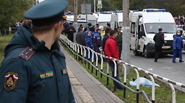 Un nou incident armat în Rusia după cel de la recrutare: Cel puțin 13 persoane, inclusiv copii, au murit în urma unui atac la o școală