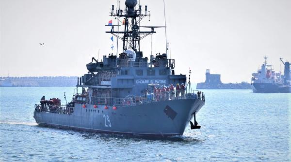Contraamiralul Mihai Panait: Forțele Navale Române au nevoie de mai multe dragoare de mine pentru a face din Marea Neagră un loc mai sigur