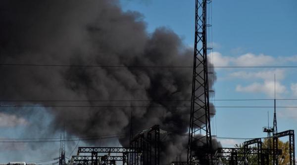 Rusia a atacat Kievul cu drone iraniene. Una dintre ținte a fost infrastructura critică a capitalei