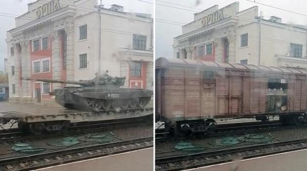 Rușii continuă să primească tancuri din Belarus. Un nou lot de 24 de blindate se îndreaptă spre zona Rostov