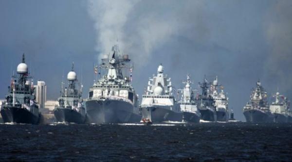 Federația Rusă păstrează 14 nave în Marea Neagră, inclusiv o navă port-rachete, cu opt rachete Kalibr