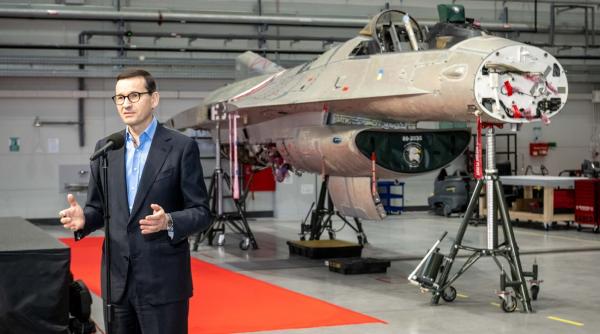 Industria poloneză de apărare punctează o nouă reuşită: Avioanele F-16 ale U.S. Air Force, desfăşurate în Europa, vor fi reparate în Polonia