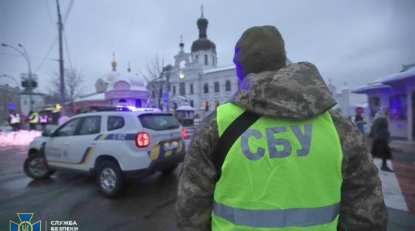 Serviciul de Securitate al Ucrainei a descins la mănăstirea Pecerska Lavra pentru a contracara acţiuni de sabotaj ruse