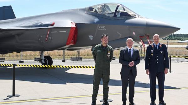 Germania nu va atinge în acest an obiectivul alocării a 2% din PIB pentru apărare, dar achiziţia de avioane F-35 rămâne o prioritate