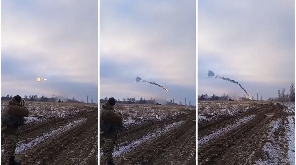 Momentul în care un sistem antiaerian Gepard, folosit de armata ucraineană, interceptează o rachetă rusă de croazieră (Video)