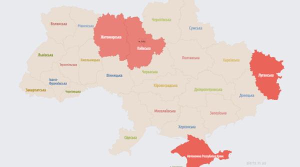 Nou atac rusesc în zona Kiev cu 13 Shahed, lansate din Marea Azov. Apărarea aeriană a doborât toate dronele