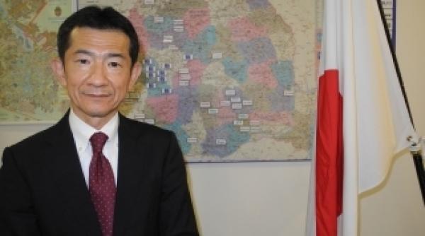 Hiroshi Ueda, ambasadorul Japoniei la București, alături de Ovidiu Dranga, ambasadorul României la Tokio, la DefenseRomania și DC News