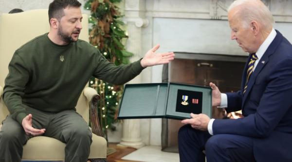 LIVE / Zelenski a ajuns în SUA. Ce înseamnă o pace justă cu Rusia? Biden și Zelenski răspund în conferință comună în SUA