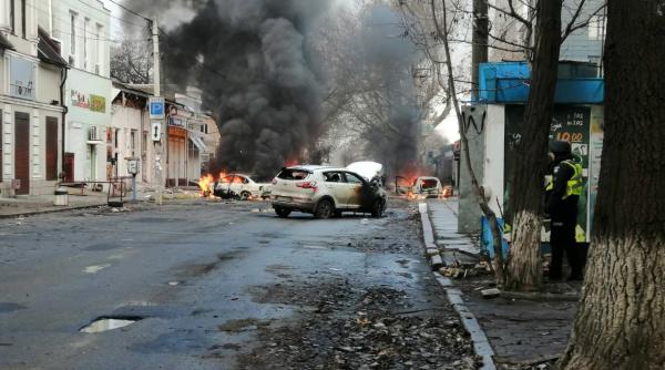 UPDATE. Rușii bombardează masiv Hersonul cu rachete Grad: Cel puțin 7 morți și aproximativ 60 de răniți