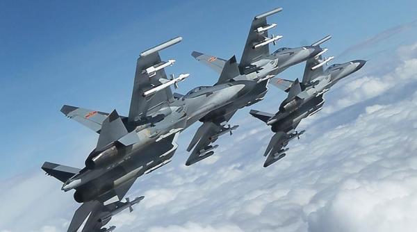 Un număr record de avioane militare chineze au traversat linia mediană a strâmtorii Taiwan 