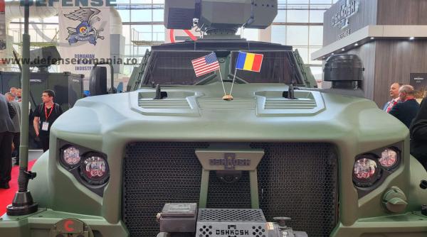 România, pe lista ţărilor care urmează să primească vehicule tactice JLTV de la compania Oshkosh Defense