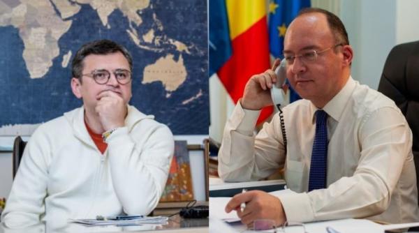 Bogdan Aurescu și Dmitro Kuleba au discutat despre Legea minorităților. Kievul, dispus să negocieze ”la nivel de experți”