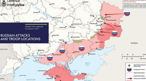 Lupte grele în estul Ucrainei. Forțele de apărare - angajate în confruntări feroce în Donețk cu ocupantul rus care forțează înaintarea