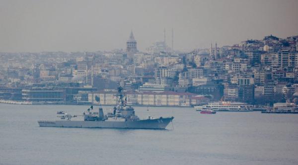 Un distrugător american operează în apropierea Mării Negre pentru prima dată de la invadarea Ucrainei de către Rusia