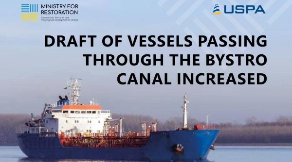 Ministerul Infrastructurii din Ucraina spune că a mărit adâncimea de navigare pe Canalul Bâstroe de la 3.9 la 6.5 metri, dar în cooperare cu România și Comisia Europeană
