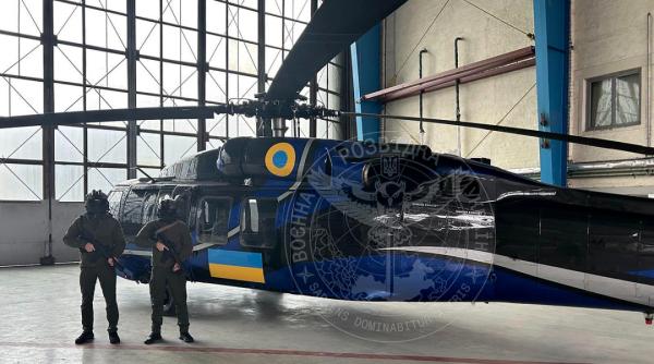 Forţele pentru Operaţii Speciale ale armatei ucrainene execută deja misiuni de luptă cu elicopterul UH-60A Black Hawk oferit de compania Ace Aeronautics"