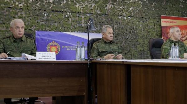 Primele rezultate ale inspecției din Donețk: Șoigu i-a băgat în ședință pe comandanții ruși
