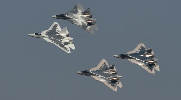 Rusia se laudă că Su-57 vor dispune de un nou material stealth care absoarbe 95% din undele electromagnetice