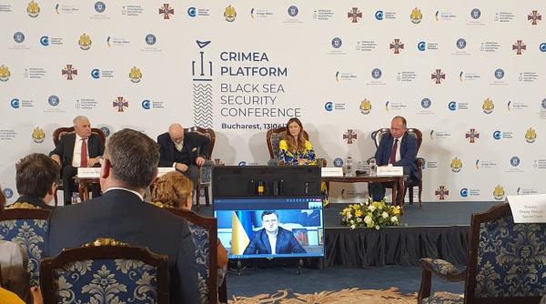 Conferinţa privind securitatea Mării Negre la București| Kuleba: Crimeea nu poate rămâne sub controlul Rusiei - o va folosi din nou ca rampă de lansare pentru noi agresiuni