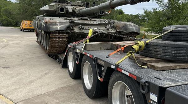 Inevitabilul s-a produs: T-90, cel mai modern tanc rusesc, a ajuns în SUA (Foto). Tancul a fost capturat de pe front de ucraineni