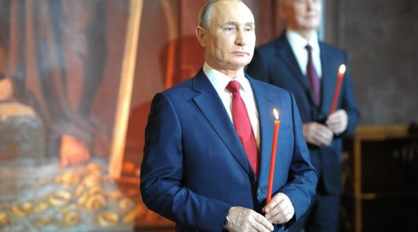 Preşedintele Vladimir Putin, i-a felicitat pe creştinii ortodocşi cu ocazia Sfintelor Sărbători Pascale