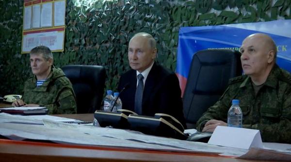 Putin a mers din nou pe frontul din Ucraina. Vizita s-a realizat la grupările de trupe din Herson și Luhansk 