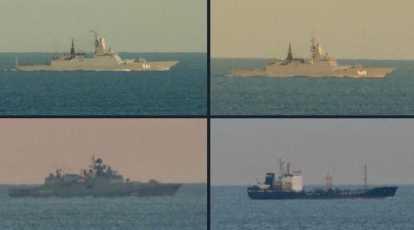 Mișcare surprinzătoare a navelor rusești din Mediterana: Patru dintre acestea au traversat Strâmtoarea Gibraltar