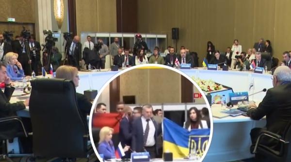 Lupte corp la corp între oficialii ruși și ucraineni. Altercațiile au avut loc la reuniunea OCEMN de la Ankara