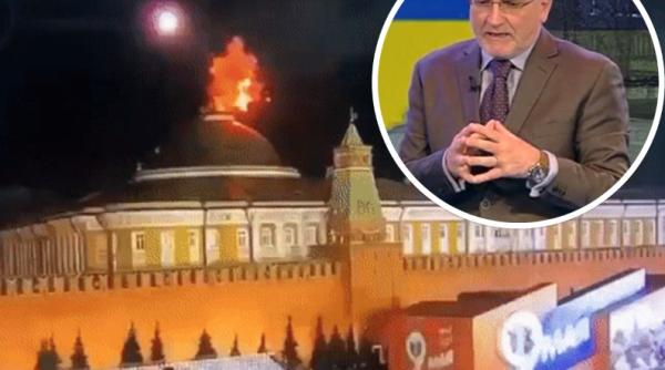 Sub steag fals. Cine a „atacat” Kremlinul și ce urmează? Generalul (r.) Mircea Mîndrescu vine la Obiectiv EuroAtlantic la DefenseRomania