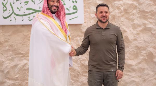 Zelenski - vizită surpriză în Arabia Saudită. Președintele Ucrainei a participat la summitul Ligii Arabe
