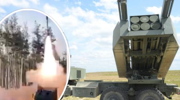 Nervi de oțel sau inconștiență? Un biciclist trece pe lângă un HIMARS, fix în momentul lansării rachetelor. Nici măcar nu s-a uitat în spate