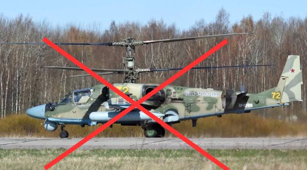 Prigojin a doborât inclusiv un Ka-52. Wagner a provocat Armatei ruse cele mai mari pierderi (elicoptere) suferite într-o singură zi în 16 luni de război în Ucraina