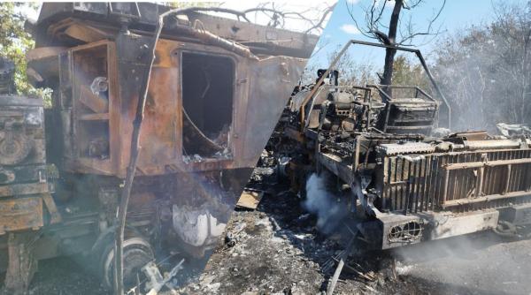 Forțele Armate Ucrainene susţin că au reuşit să distrugă un sistem rusesc de rachete sol-aer S-400 Triumph (Foto)