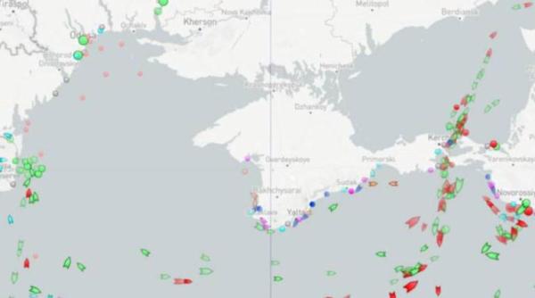 Flota rusă a desfășurat exerciții de închidere a navigației în partea de nord-vest a Mării Negre (Video)