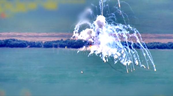 Forțele Armate Ucrainene au făcut ca un sistem rusesc de rachete Buk să se transforme într-un foc de artificii (Video): Rachetele GMLRS şi-au făcut bine treaba