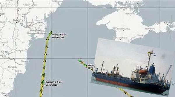 O navă israeliană, escortată de o dronă americană RQ-4 Global Hawk și de un avion de P-8 Poseidon, a spart blocada rusă din Marea Neagră