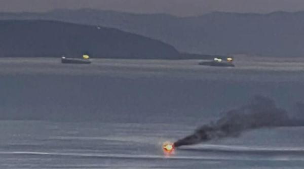 Dronele maritime ucrainene au țintit Baza Navală Novorossisk / O navă amfibie a Federației Ruse ar fi fost grav avariată